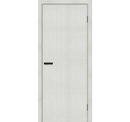 Дверь межкомнатная Браво-0 Экошпон Bianco melinga, глухая, кромка abs, каркасно-щитовая