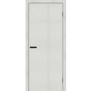 Дверь межкомнатная Браво-0 Экошпон Bianco melinga, глухая, кромка abs, каркасно-щитовая
