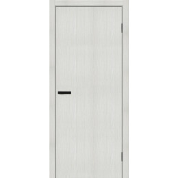 Дверь межкомнатная Браво-0 Экошпон, Bianco melinga, глухая, каркасно-щитовая