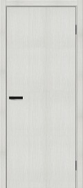 Дверь межкомнатная Браво-0 Экошпон, Bianco melinga, глухая, каркасно-щитовая