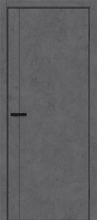 Дверь межкомнатная Браво-0.10.П Экошпон Slate Art, без декора, глухая, без стекла, каркасно-щитовая