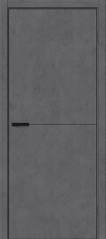 Дверь межкомнатная Браво-0.21.П Экошпон Slate Art, глухая, кромка abs, каркасно-щитовая