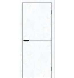 Дверь межкомнатная Браво-0.21.П Экошпон, Snow Art, глухая, каркасно-щитовая