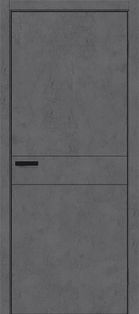 Дверь межкомнатная Браво-0.24.П Экошпон Slate Art, без декора, глухая, без стекла, каркасно-щитовая