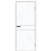 Дверь межкомнатная Браво-0.24.П Экошпон Snow Art, без декора, глухая, без стекла, каркасно-щитовая