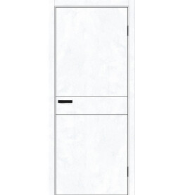 Дверь межкомнатная Браво-0.24.П Экошпон, Snow Art, глухая, каркасно-щитовая