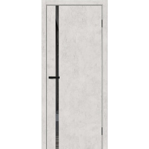 Дверь межкомнатная Браво-0.40.П Экошпон Look Art, mirox grey, глухая
