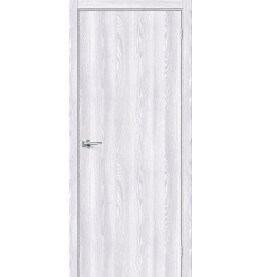 Дверь межкомнатная Браво-0 Экошпон, Riviera Ice, глухая, каркасно-щитовая