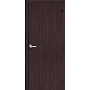 Дверь межкомнатная Браво-0 Экошпон Wenge Melinga, глухая, кромка abs, каркасно-щитовая