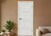Дверь межкомнатная Браво-21 Экошпон, Bianco melinga, глухая, царговая