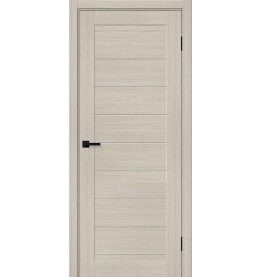 Дверь межкомнатная Браво-21 складная Экошпон, Cream Melinga, глухая, царговая