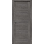 Дверь межкомнатная Браво-21 Экошпон, Grey Melinga, глухая, царговая