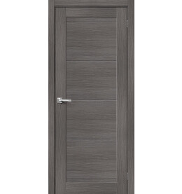 Дверь межкомнатная Браво-21 Экошпон, Grey Melinga, глухая, царговая