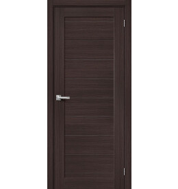 Дверь межкомнатная Браво-21 Экошпон, Wenge Melinga, глухая, царговая