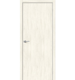 Дверь межкомнатная Браво-0 Экошпон, Nordic Oak, глухая, каркасно-щитовая