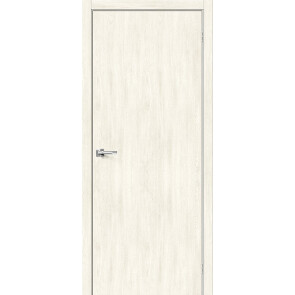 Дверь межкомнатная Браво-0 Экошпон Nordic Oak, глухая, каркасно-щитовая