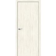 Дверь межкомнатная из эко шпона «Браво-0» Nordic Oak глухая
