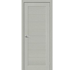 Дверь межкомнатная Браво-21 Экошпон Grey Wood, глухая, царговая