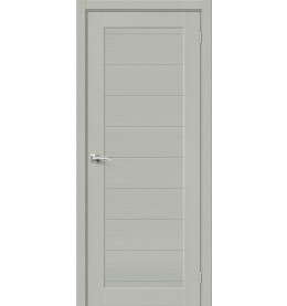 Дверь межкомнатная Браво-21 Экошпон, Grey Wood, глухая, царговая
