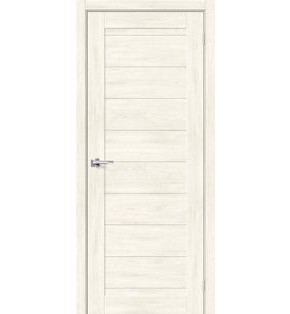 Дверь межкомнатная Браво-21 Экошпон Nordic Oak, без декора, глухая, без стекла, без кромки, царговая
