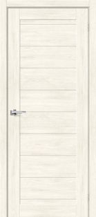 Дверь межкомнатная Браво-21 Экошпон Nordic Oak, без декора, глухая, без стекла, без кромки, царговая