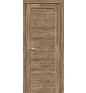 Дверь межкомнатная Браво-21 Экошпон Original Oak, без декора, глухая, без стекла, без кромки, царговая