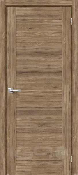 Дверь межкомнатная Браво-21 Экошпон Original Oak, без декора, глухая, без стекла, без кромки, царговая