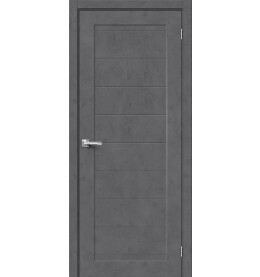 Дверь межкомнатная Браво-21 Экошпон, Slate Art, глухая, царговая