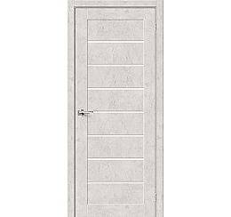 Дверь межкомнатная Браво-22 Экошпон, Look Art, остекленная, magic fog, царговая