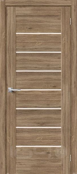 Дверь межкомнатная Браво-22 Экошпон Original Oak, остекленная, magic fog, без кромки, царговая