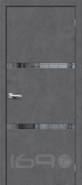 ДП ЭКО Браво-2.55 Slate Art Mirox Grey 200*70