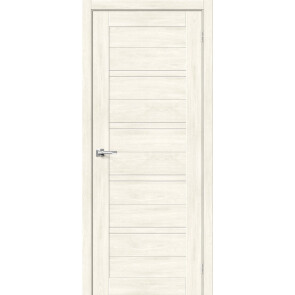Дверь межкомнатная Браво-28 Экошпон Nordic Oak, остекленная, magic fog, царговая