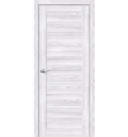 Дверь межкомнатная Браво-28 Экошпон, Riviera Ice, остекленная, magic fog, царговая