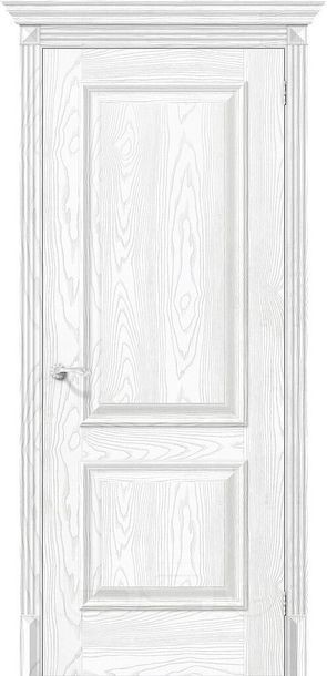 Дверь межкомнатная Классик-12 Экошпон, Silver Ash, глухая, царговая