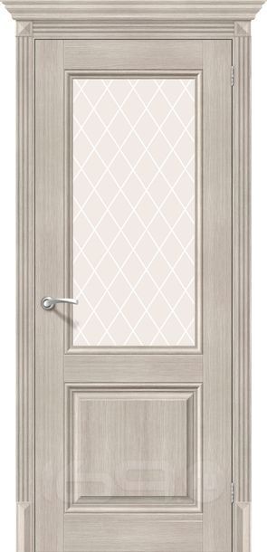 Дверь ЭКО Классико-33 Cappuccino Veralinga White Crystal 200*60