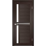 Дверь межкомнатная Z-1 Экошпон, Грей, остекленная, сатинат белый, царговая