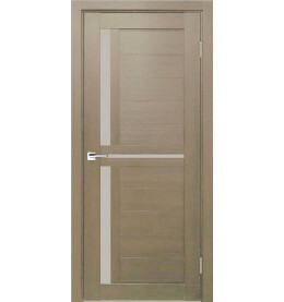 Дверь межкомнатная Z-1 Экошпон, Неаполь, остекленная, сатинат белый, царговая