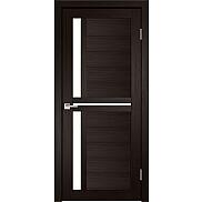 Дверь межкомнатная Z-1 Экошпон, Венге, остекленная, сатинат белый, царговая