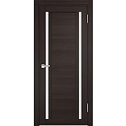 Дверь межкомнатная Z-3 Экошпон, Грей, остекленная, сатинат белый, царговая