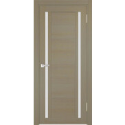 Дверь межкомнатная Z-3 Экошпон, Неаполь, остекленная, гранит прозрачный, царговая