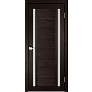 Дверь межкомнатная Z-3 Экошпон, Венге, остекленная, сатинат белый, царговая