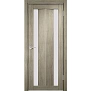 Дверь межкомнатная Y-6 Экошпон, Неаполь, остекленная, сатинат белый, царговая