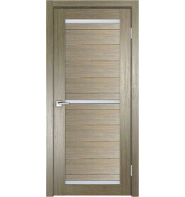 Дверь межкомнатная Z-4 Экошпон, Неаполь, остекленная, сатинат белый, царговая