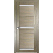 Дверь межкомнатная Z-4 Экошпон Неаполь, остекленная, сатинат белый, царговая