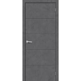 Дверь межкомнатная Граффити-2.Д Экошпон Slate Art, глухая, кромка обычная, каркасно-щитовая