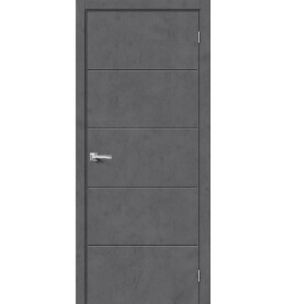 Дверь межкомнатная Граффити-2.Д Экошпон, Slate Art, глухая, каркасно-щитовая