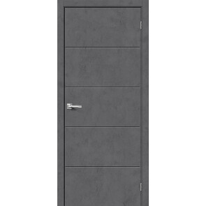 Дверь межкомнатная Граффити-2.Д Экошпон Slate Art, глухая, каркасно-щитовая