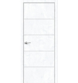 Дверь межкомнатная Граффити-2.Д Экошпон, Snow Art, глухая, каркасно-щитовая