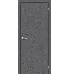 Дверь межкомнатная Граффити-5.Д Экошпон Slate Art, глухая, каркасно-щитовая