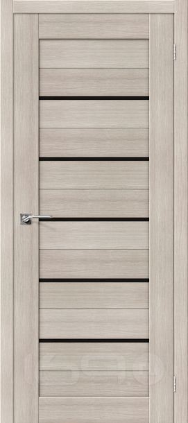 Дверь ЭКО Порта-22 Cappuccino Veralinga Black Star 200*90
